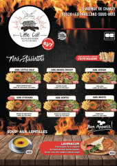 Menu Little calf - Les assiettes