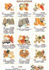 Menu Wasabi - Les plateaux