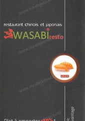 Menu Wasabi - Carte et menu Wasabi Les Pavillons Sous Bois