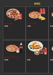 Menu Allo Pizza - Menus