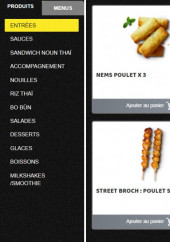 Menu Sah Thai - Les entrées