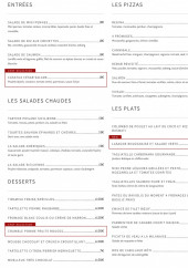 Menu Casa tua - Les entrées, pizzas et plats, desserts,...