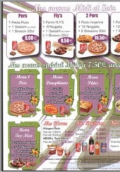 Menu Fly Pizza - Les Menus