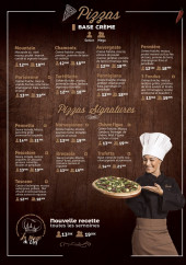 Menu Woodiz - Les pizzas suite