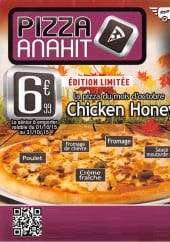 Menu Pizza Anahit - Carte et menu Pizza Anahit Gournay sur Marne