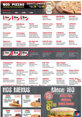 Menu Pizza Express - Les pizzas, menus