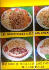 Menu Grill Mazlum - Ass doner kebab, merguez et boulettes, ...