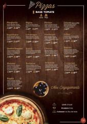 Menu Woodiz - Les pizzas