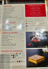 Menu Paul - Les desserts du restaurant, crêpes et gaufres,...