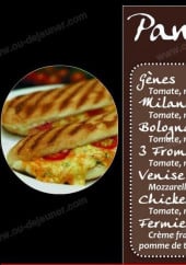 Menu Piz'a Nostra - Les Paninis