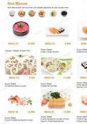 Menu Sushi Sushi - Les menus sushi, chirashi et califonia 