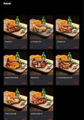 Menu Sultan's - Kebab