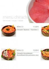 Menu Zen Sushi - Les menus chirachi 