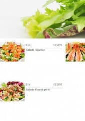 Menu Zen Sushi - Les salades Japonaise 