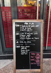 Menu Le Boulibar - Exemple de menu du jour