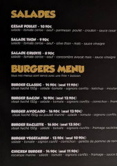 Menu Royal Burger - Les salades, burgers et menu enfant,...
