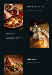 Menu Le Souk de L'Atlas - Tajine