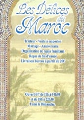 Menu Les délices du maroc - Carte et menu Les délices du maroc Rungis