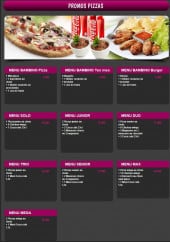 Menu Volcano Pizza - Les menus pizzas