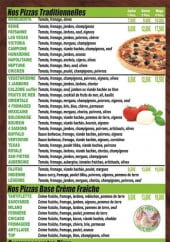 Menu Legende Pizza - Les pizzas