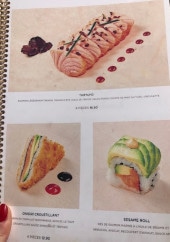 Menu Bozen - Onigiri, sesam roll...