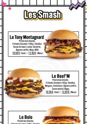 Menu Billy's 140 - Les burgers