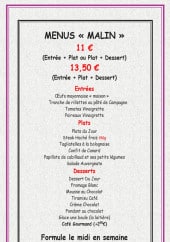 Menu Le Lorada - Menu malin et enfant