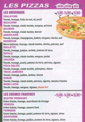 Menu Pizza Delice - Les pizzas