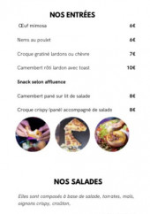 Menu Sanji eat - Les entrées et salades