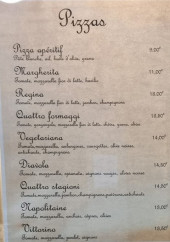 Menu Vittorino - Les pizzas