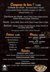 Menu African Doumouni - Les entrées, menus et salades, ...