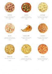 Menu L'épicuroi - les pizzas