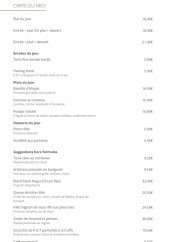 Menu Les Petits Vignerons - Carte du midi