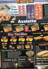 Menu Ben's food - Les tacos, assiettes et tex mex,..