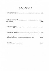 Menu Le Saint Claire - Les salades