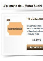 Menu Buzz Sushi - Les Menus Arigato