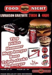 Menu Food Night - Carte et menu Food Night Le Plessis Trevise