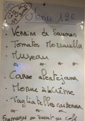 Menu La Caravelle - Menu 12€