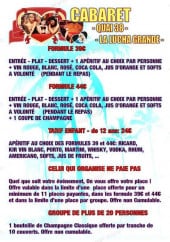 Menu Quai 38 - Les formules et menus