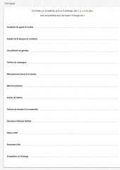 Menu Le Millésime - Tapas