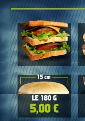 Menu Night Food - Menu à la carte