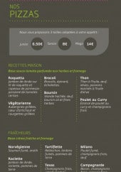 Menu Fresh&Cie - les pizzas 