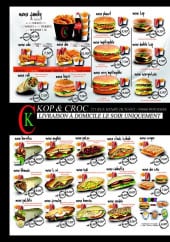 Menu Kop & Crok - Menus