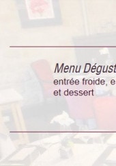 Menu Le Maupertu - Le menu dégustation
