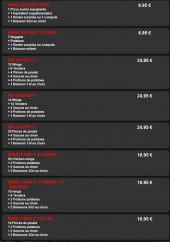 Menu Mia Pizza - Les menus suite 
