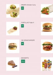 Menu Sos Kazdal 95 - La carte