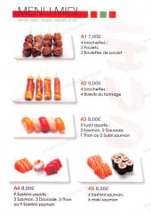 Menu Uchi tomi - Les menus A1 a A7