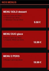 Menu MP  pizza - Les Menus