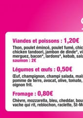 Menu My crêpe - Les crêpes salées