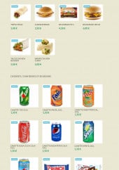 Menu Night Sandwich 95 - Les burgers, sandwiches, boissons et desserts